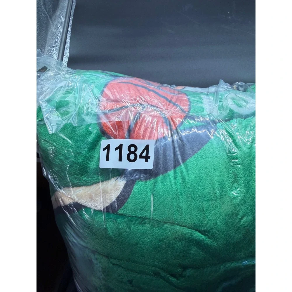 Disney NBA Boston Celtics Mickey Mouse Sherpa Throw Blanket Green 44x64